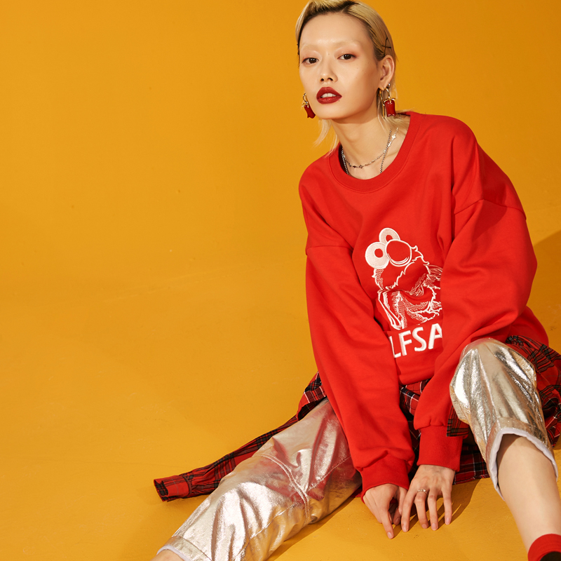 Sweatshirt femme SAC  POCHE FEERIQUE en Coton - Ref 3216178 Image 3