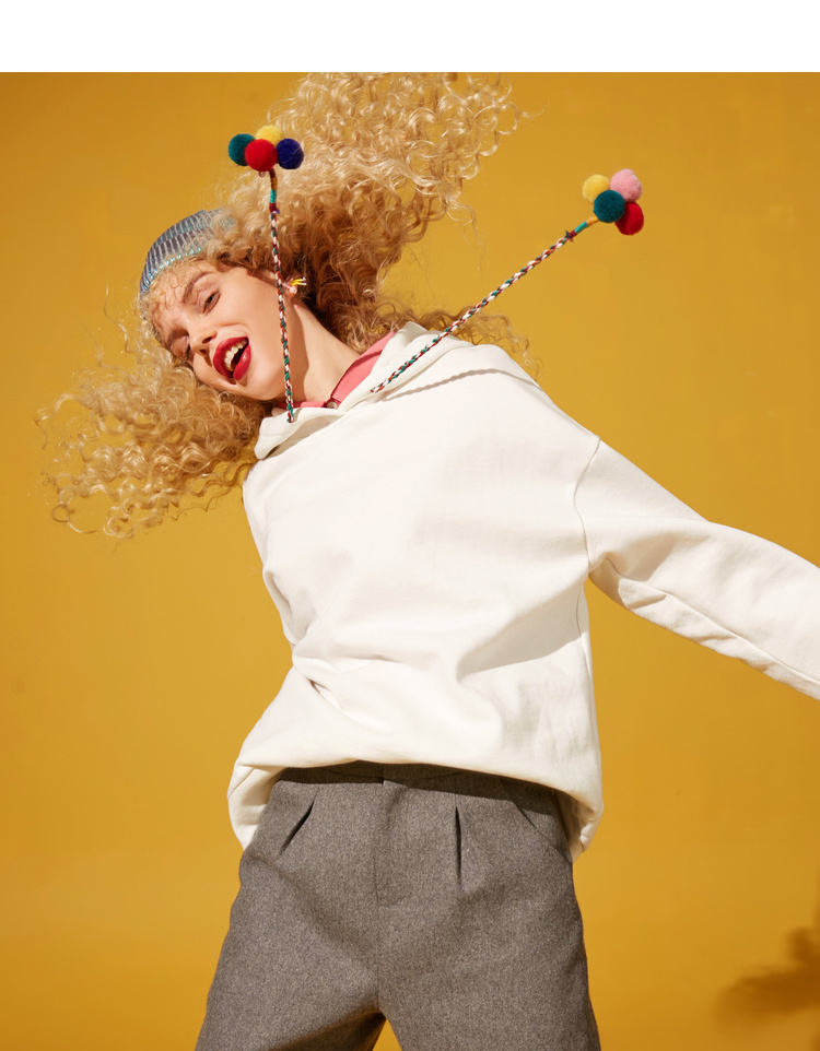 Sweatshirt femme SAC  POCHE FEERIQUE en Coton - Ref 3216639 Image 25