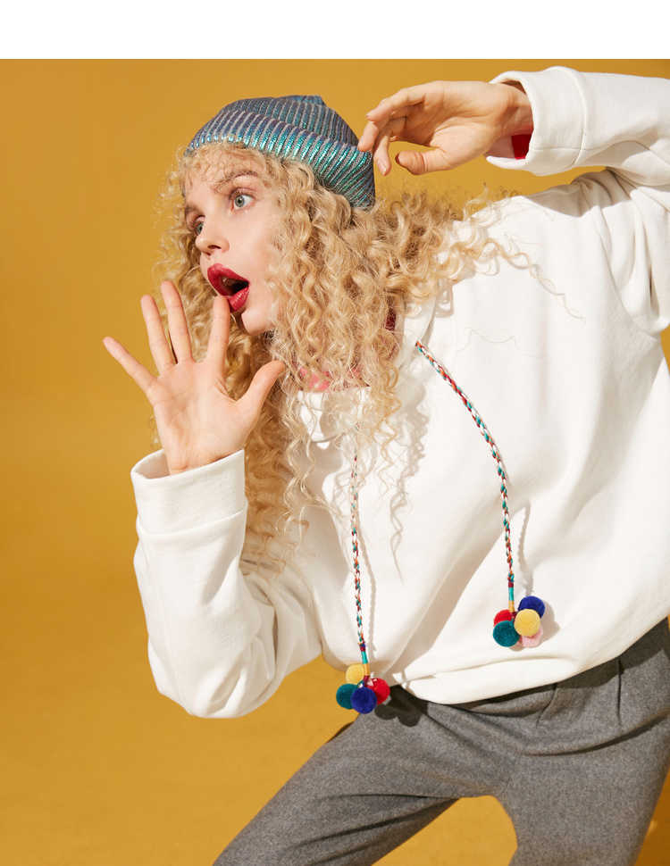 Sweatshirt femme SAC  POCHE FEERIQUE en Coton - Ref 3216639 Image 30