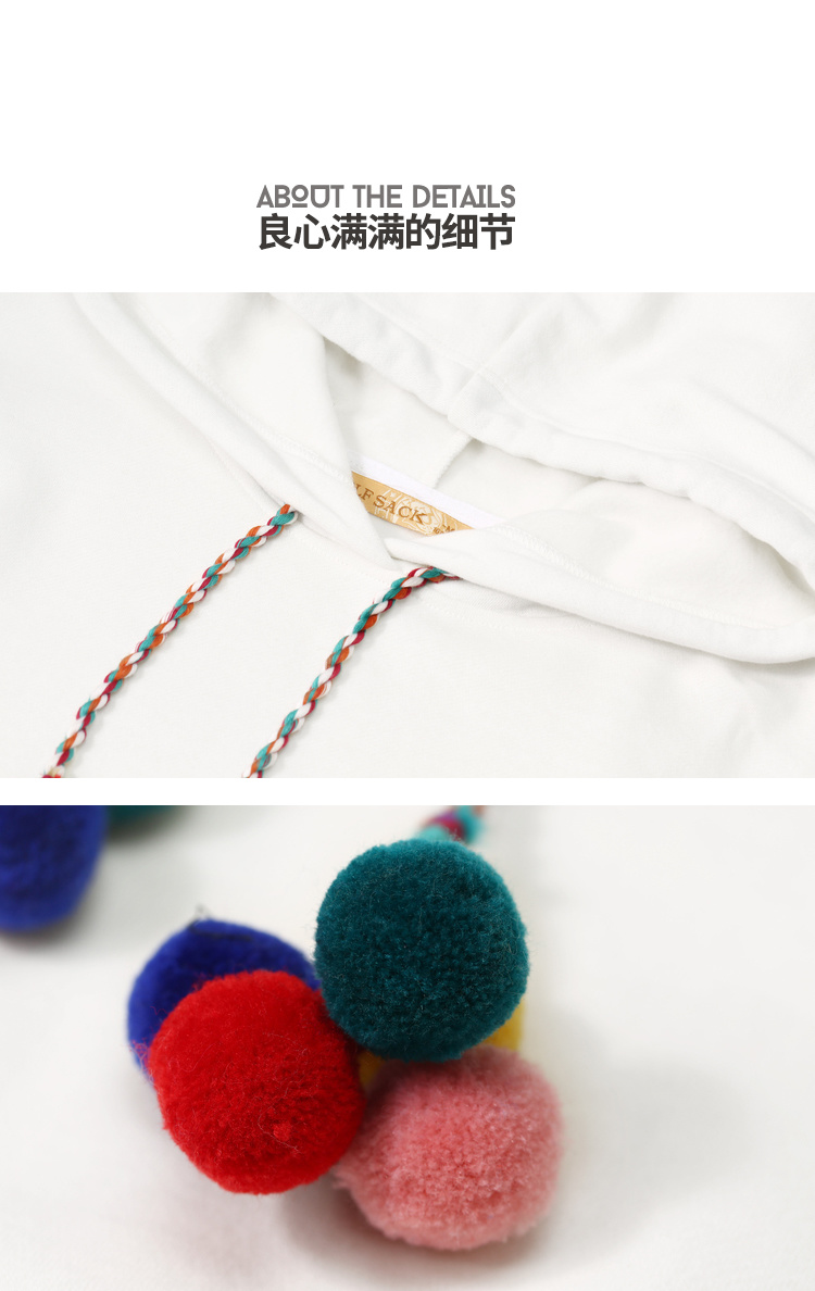 Sweatshirt femme SAC  POCHE FEERIQUE en Coton - Ref 3216639 Image 48