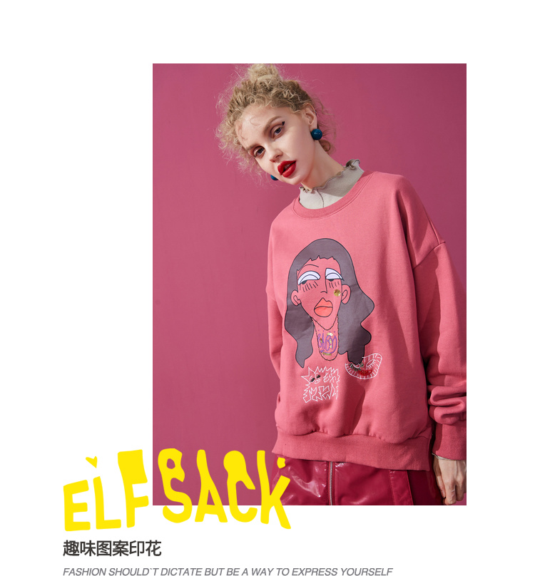 Sweatshirt femme SAC  POCHE FEERIQUE en Coton - Ref 3216106 Image 21