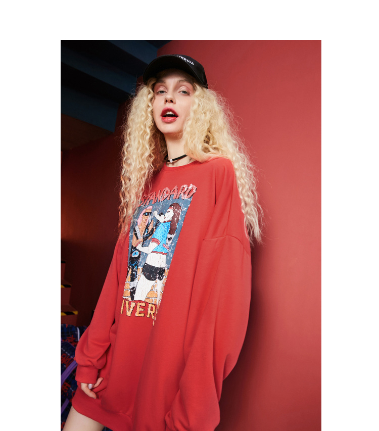 Sweatshirt femme SAC  POCHE FEERIQUE en Coton - Ref 3216404 Image 36