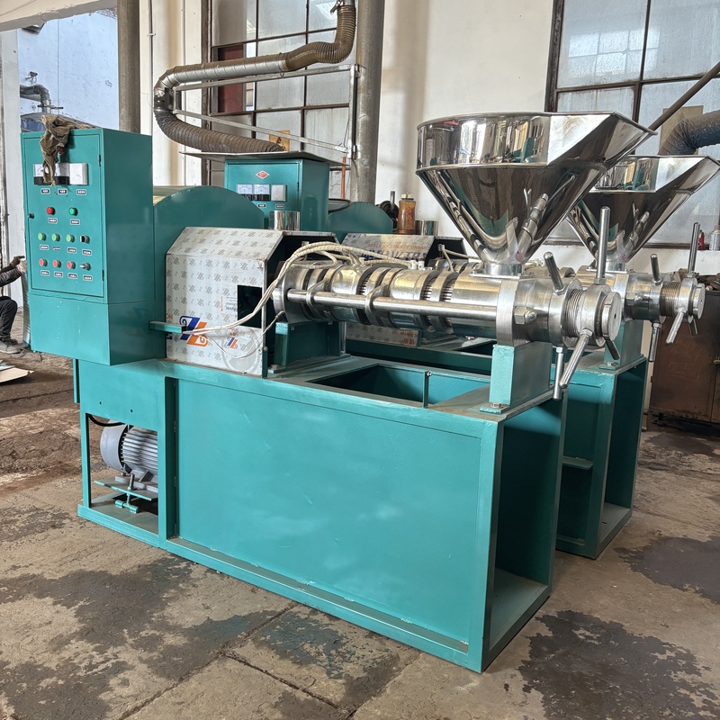 Commercial Fully Automatic Large-Scale Oil Press Machine for Rapeseed, Peanut, and Sesame Oil Extraction, Multifunctional Screw Oil Press Machine