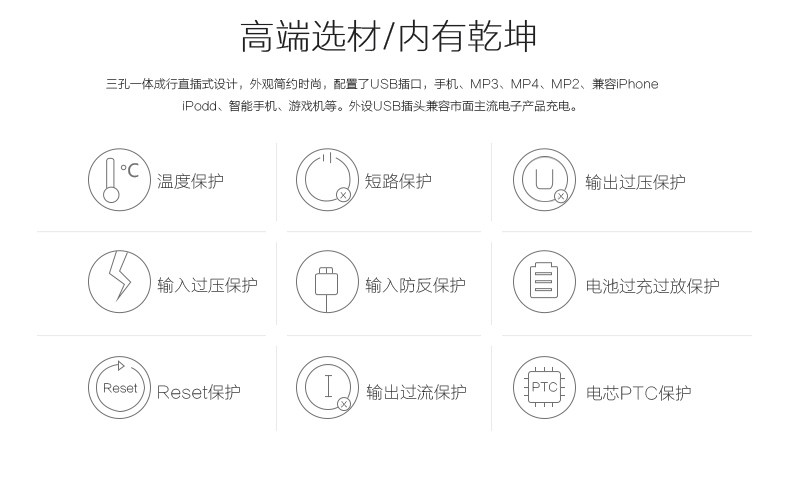 chargeur LLANO 3.1A, 3A - Ref 1301020 Image 14