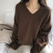 Sweater women 2022 Spring new Lazy Wind loose sleeves Bottom Needle-weaters Wear Casual 100 Hitch Blouses
