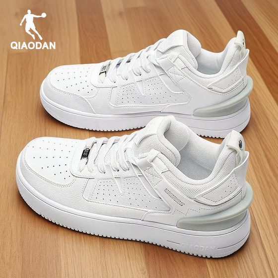 Jordan men's shoes, sports shoes, men's lightweight and versatile board shoes, white shoes, breathable high top shoes, student thick sole casual shoes