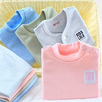 Chúc mừng bé Lolo đồ lót cotton dày cho bé trai và bé gái quần áo mùa thu 0123456 tuổi đồ lót bé gái