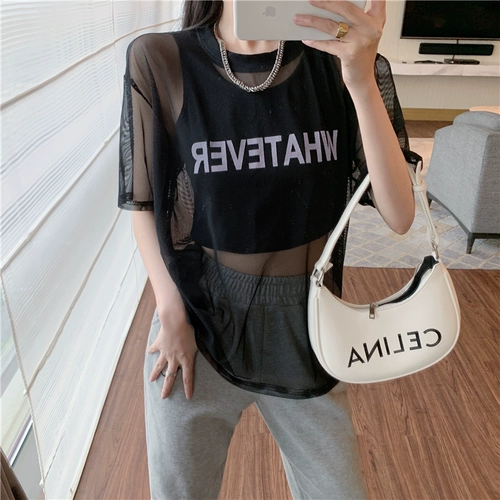 Сексуальная футболка с коротким рукавом, 2021 года, защита от солнца