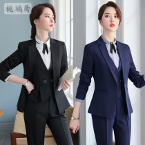 Beauty salon overalls professional suit women 2020 autumn and winter New Hotel manager front desk attendant work clothes female