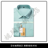 Лонгслив, свежая зеленая рубашка