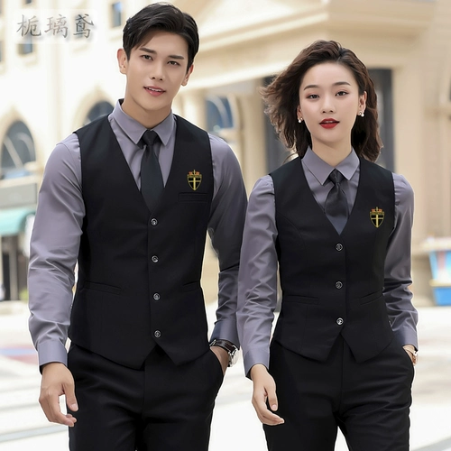 Жилет для работы, комплект, бильярд для гостиной, рабочая одежда, короткий рукав