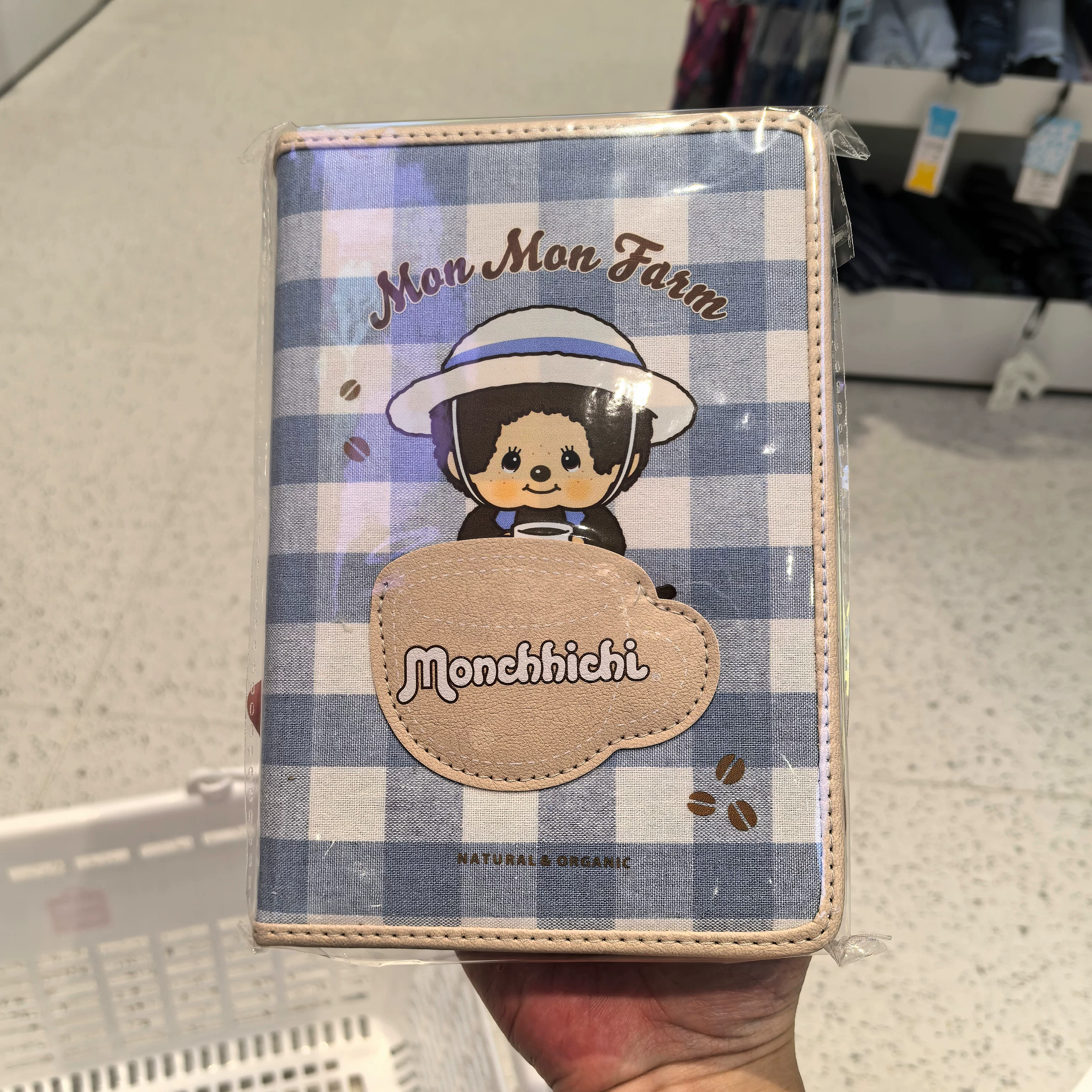 Miniso, милая кофейная полиуретановая ферма, оттиск листа