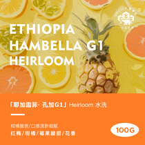 Song Wise Zyega SnowficKongplus G1 Washed Coffee Beans Shallow Baking Single Pint Hand Rind Fresh 100g