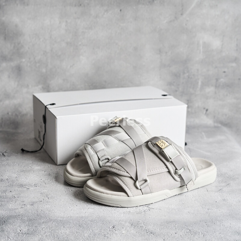 In Stock Visvim Christo Exhibition Limited Edition Nylon V-Soled Casual Loafers Slippers 26Ss