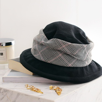 AIu Japan Cotton Linen Art Grain Fisherman Hat Cap Children Spring Summer Sun Protection Hat Basin Hat Suntan Hat