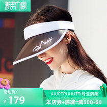 AI online red homo-style empty top hat sun hat anti-UV outdoor sports womens summer 100 hitch sun hat