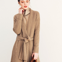 AI luxury pet war robe cashmere knitted coat Luxury taste one step palace Early spring cardigan long sweater
