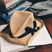 AI Japanese Papyrus irregular pleated straw hat Japanese Crimped tide fisherman hat Sunscreen hat for women summer shade