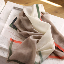 AI Italy sunscreen shawl Australia cotton wool collage large square towels with warm moisturizing shawl scarves for women spring and summer