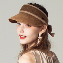 AIu Japan Sports Casual Outdoor Air Top Hat Grass Hat Sunscreen Sunhat Hood Female Spring Summer Ultraviolet Hat