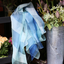 AI silk scarf women early autumn high-end wool scarf wool silk shawl silk long mulberry silk scarf