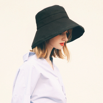 AI Japan street tide unisex fisherman hat big brim sun visor sunscreen hat Wild hat Womens summer sun hat