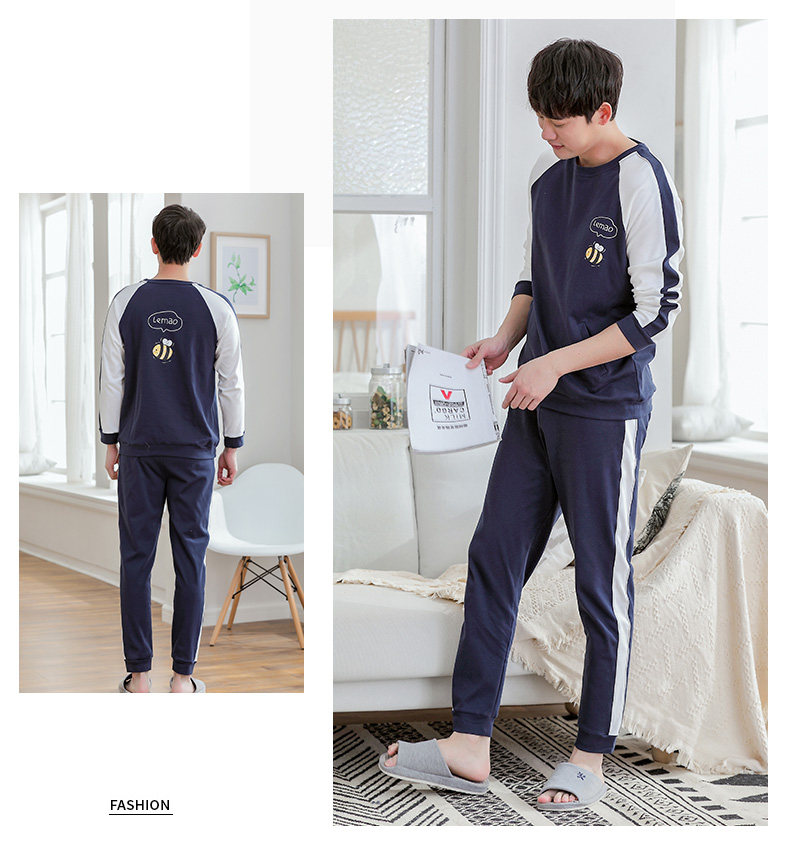 Pyjama mixte en Coton à manches longues - Ref 3006083 Image 20