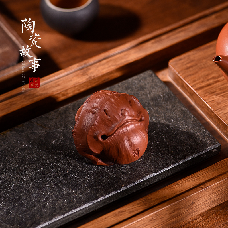 Familiar place fine ceramic story tea and tea tea sets tea accessories to high grade decorative purple sand tea play bamboo toads