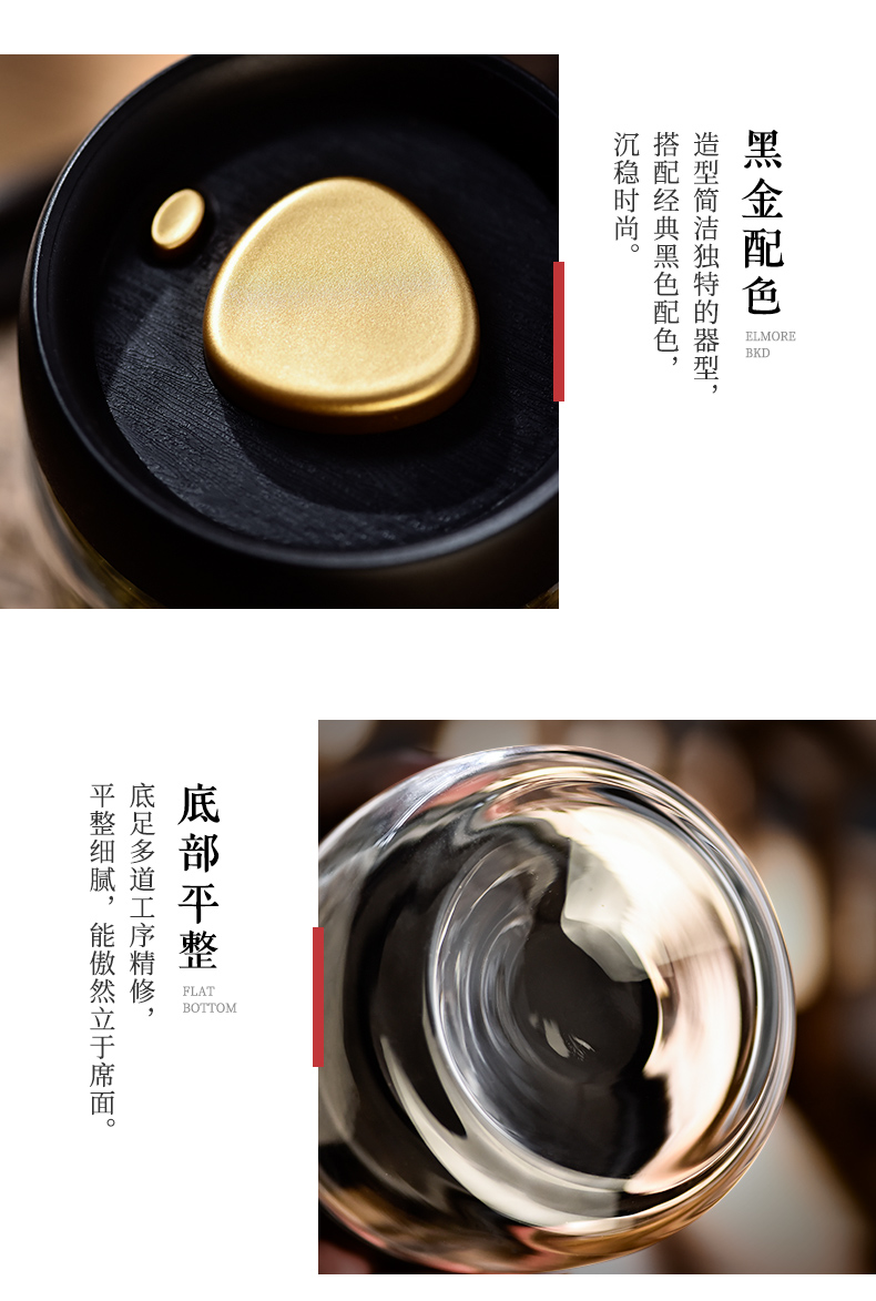 Ceramic story vacuum store as cans pu - erh tea caddy fixings household glass seal with Japanese small POTS