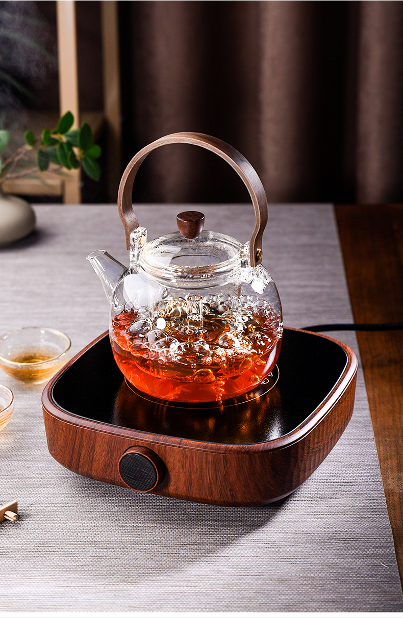 Ceramic story cooking pot and thicken high temperature resistant glass kettle household teapot electric TaoLu boiled tea set