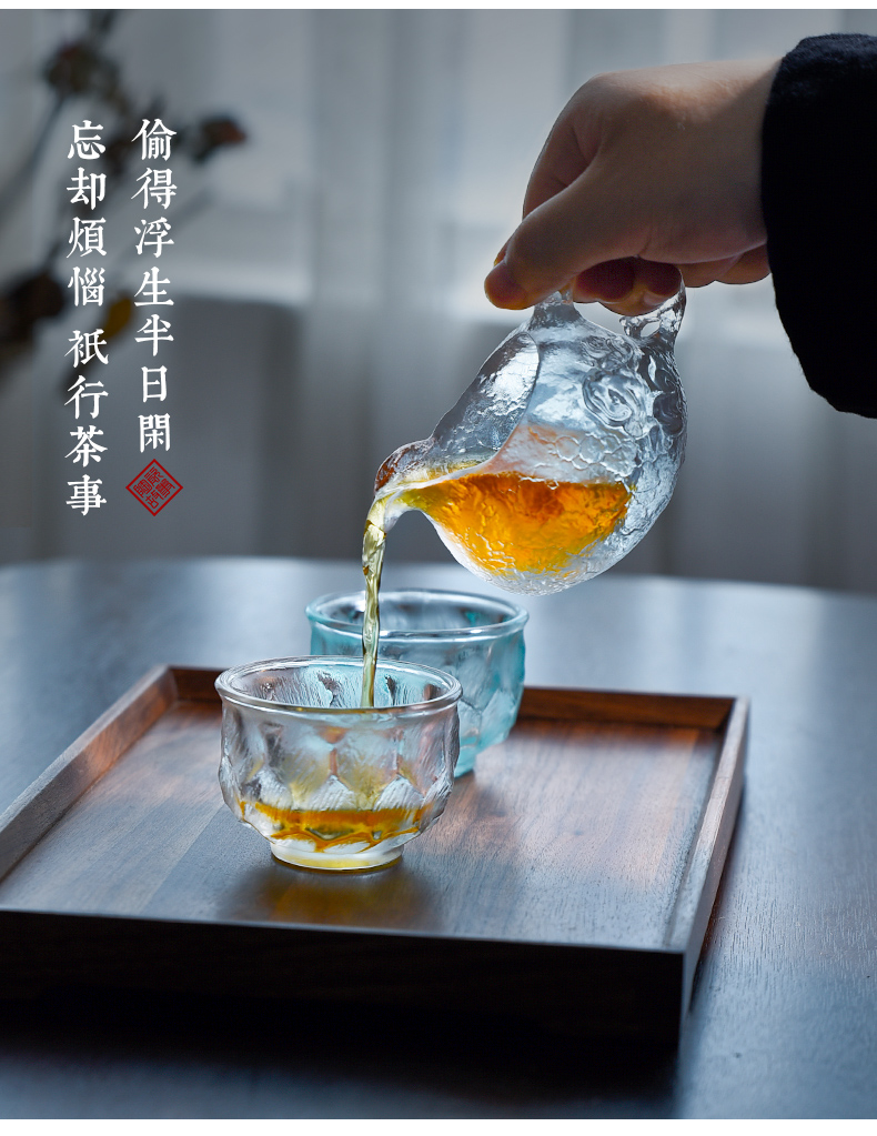Coloured glaze ceramic story master cup single CPU getting move cups Japanese tea frozen high - grade sample tea cup