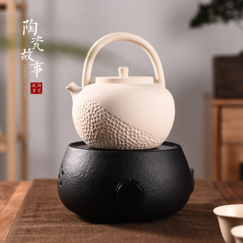Ceramic electric TaoLu boiled tea, the mini small story intelligent quiet home cooking pot boil water power glass
