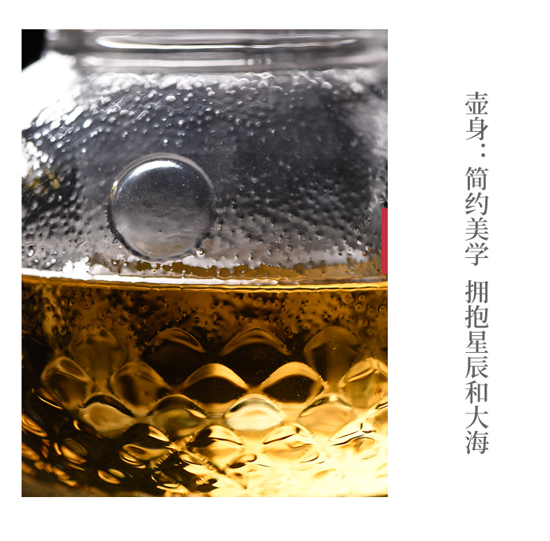 Ceramic teapot story single pot of heat - resistant glass home tea filter teapot little teapot tea set