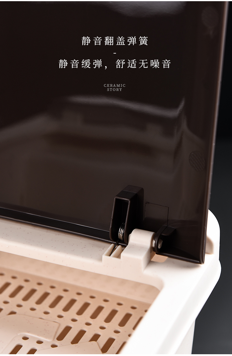 Ceramic story intellisense dross barrels tea accessories tea filter household wastewater tank tea bucket bucket
