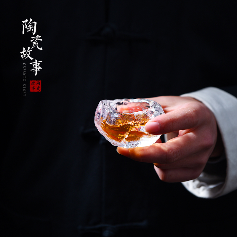 Ware story frozen glass cup noggin personal special master cup single CPU plums and pure comfort sample tea cup