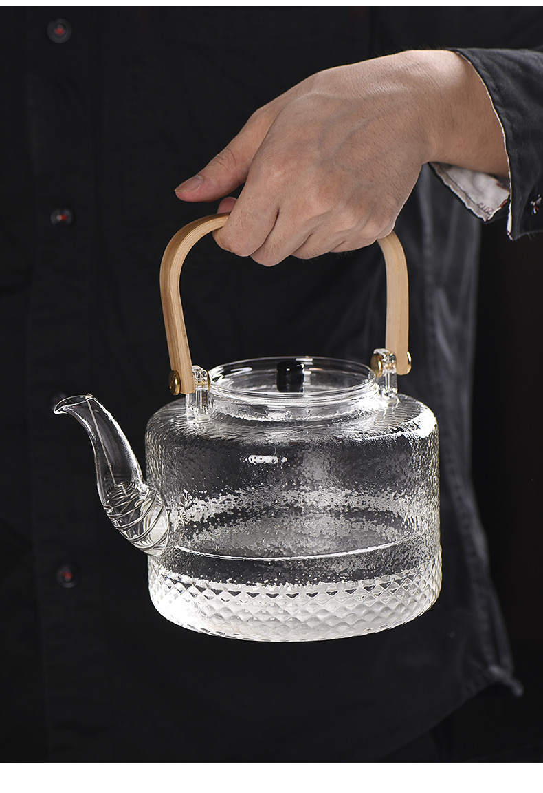 Glass kettle pot from the electric heat resisting high temperature girder TaoLu cooked this small tea stove teapot tea set