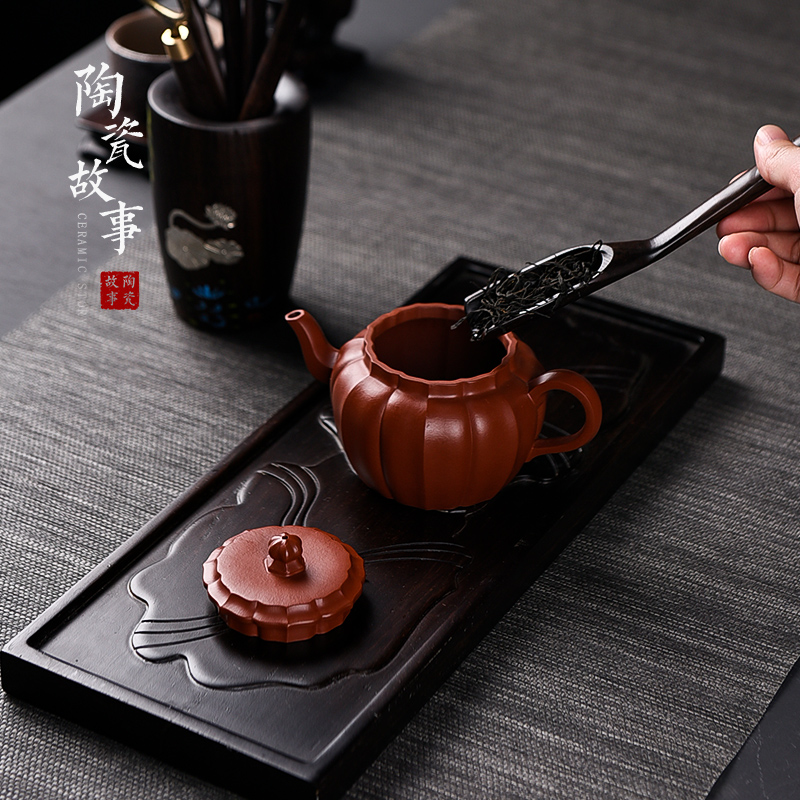 Ceramic tea story 6 gentleman kung fu tea sets accessories ChaGa tea spoon, knife 6 gentleman tea tool