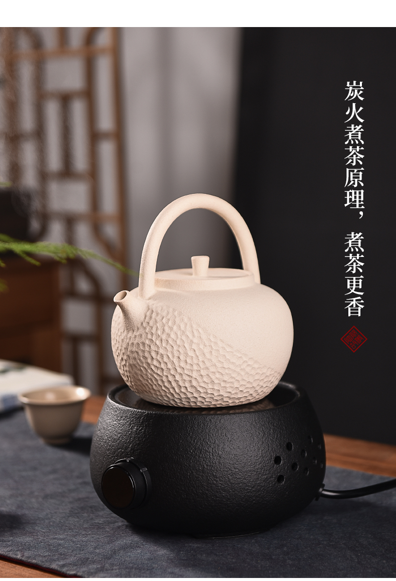 Ceramic electric TaoLu boiled tea, the mini small story intelligent quiet home cooking pot boil water power glass