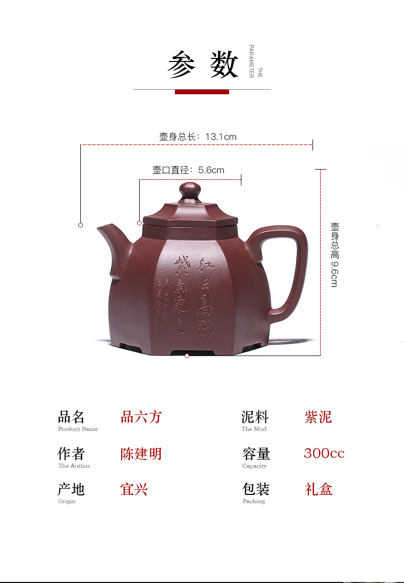 Yixing ceramic story it pure manual master famous authentic tea tea teapot capacity of the National People 's meets