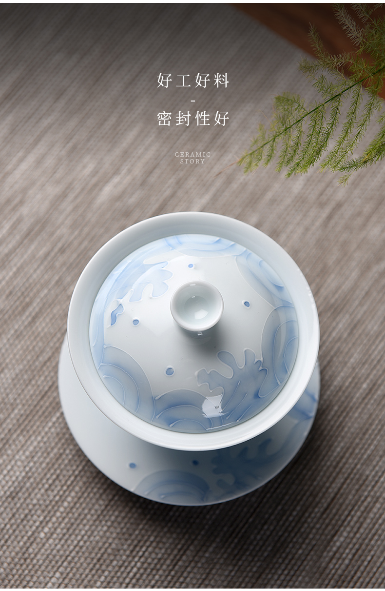 The Story of pottery and porcelain of jingdezhen porcelain tureen tea cup is not a single top grade three to kung fu tea tea bowl