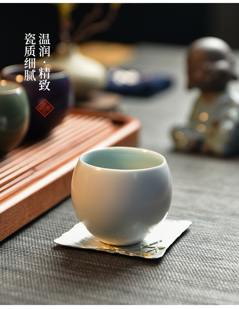 Ceramic story kung fu tea cups personal special gift box of jingdezhen tea service suit small Ceramic sample tea cup master CPU