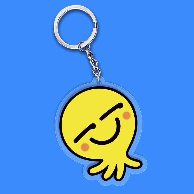 Acrylic Keychain with the Rightmost Koi Fish, Cartoon Anime Backpack Personalized Pendant, Cute Little Octopus Merchandise Acrylic Keychain with the Rightmost Koi Fish, Cartoon Anime Backpack Personalized Pendant, Cute Little Octopus Merchandise