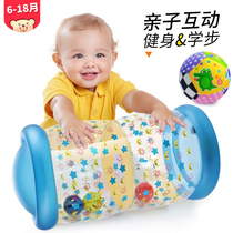 Baby learning to crawl and toddler toys 6-14 months baby bell guide to practice climbing fitness inflatable roller toys 0-1 years old