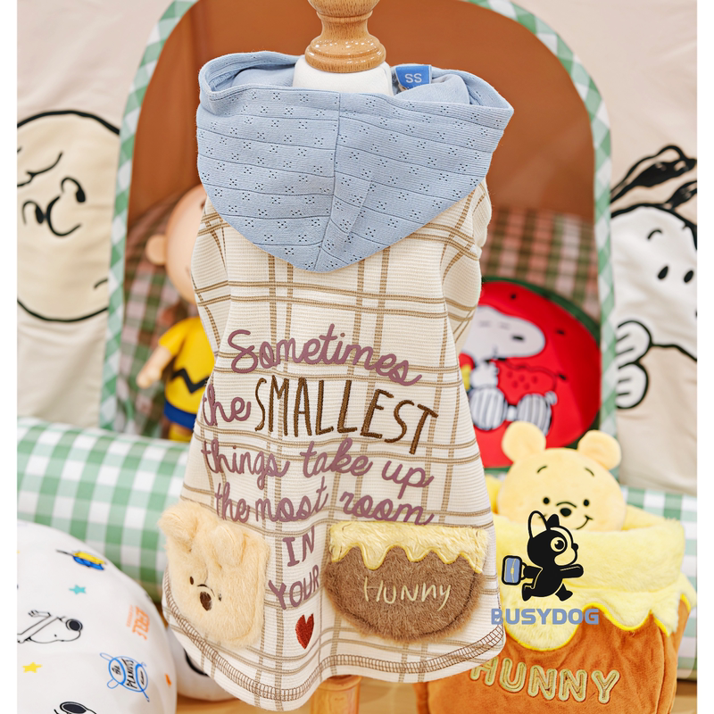 Japanese Pet Paradise Pet Clothing Winnie the Pooh Plaid Hoodie Hooded Sweatshirt Dog Sweatshirt Japanese Pet Paradise Pet Clothing Winnie the Pooh Plaid Hoodie Hooded Sweatshirt Dog Sweatshirt