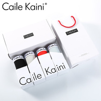 cailekaini womens underwear women cotton girl waist breathable antibacterial sexy triangle shorts red trousers