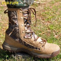 Autumn high breathable combat boots men and women couples outdoor Special Forces fans boots tactical desert mountaineering training boots