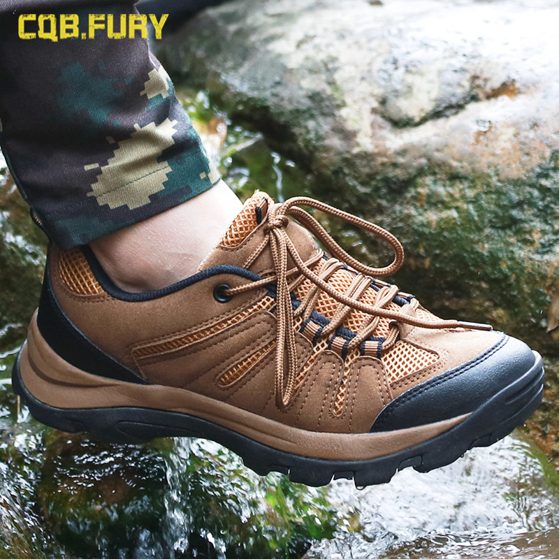 Winter low-top out shoes men's breathable non-slip shock-absorbing wear-resistant hiking shoes light sports shoes hiking shoes casual shoes