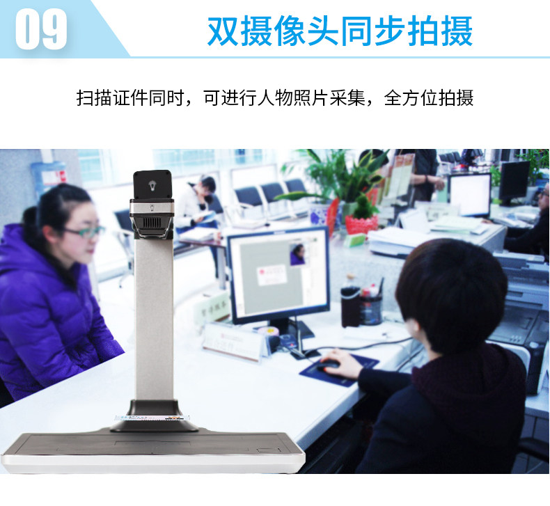 Liangtian Gao Paiyi S1020BF Máy ảnh kép HD 10 triệu pixel A4 có nhận dạng lái xe trường học Máy quét S530 S520BR ba máy ảnh thế hệ thứ hai đọc thẻ điện tử - Máy quét