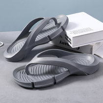 Herringbone drag mens summer 2022 new anti-slip casual 100 hitch for mens cool drag Han version trendy personality net red slippers