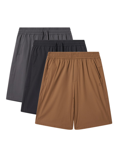 Carbine coole Sport-Eis-Seiden-Shorts für Herren, 25, Sommer, elastisch, atmungsaktiv, fünf Punkte, lockere Freizeithose